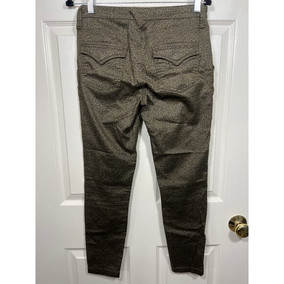 Joie Parke Skinny Jeans Utility Cargo Zip Pocket Moto Pant Green 27 Capsule - Picture 6 of 8